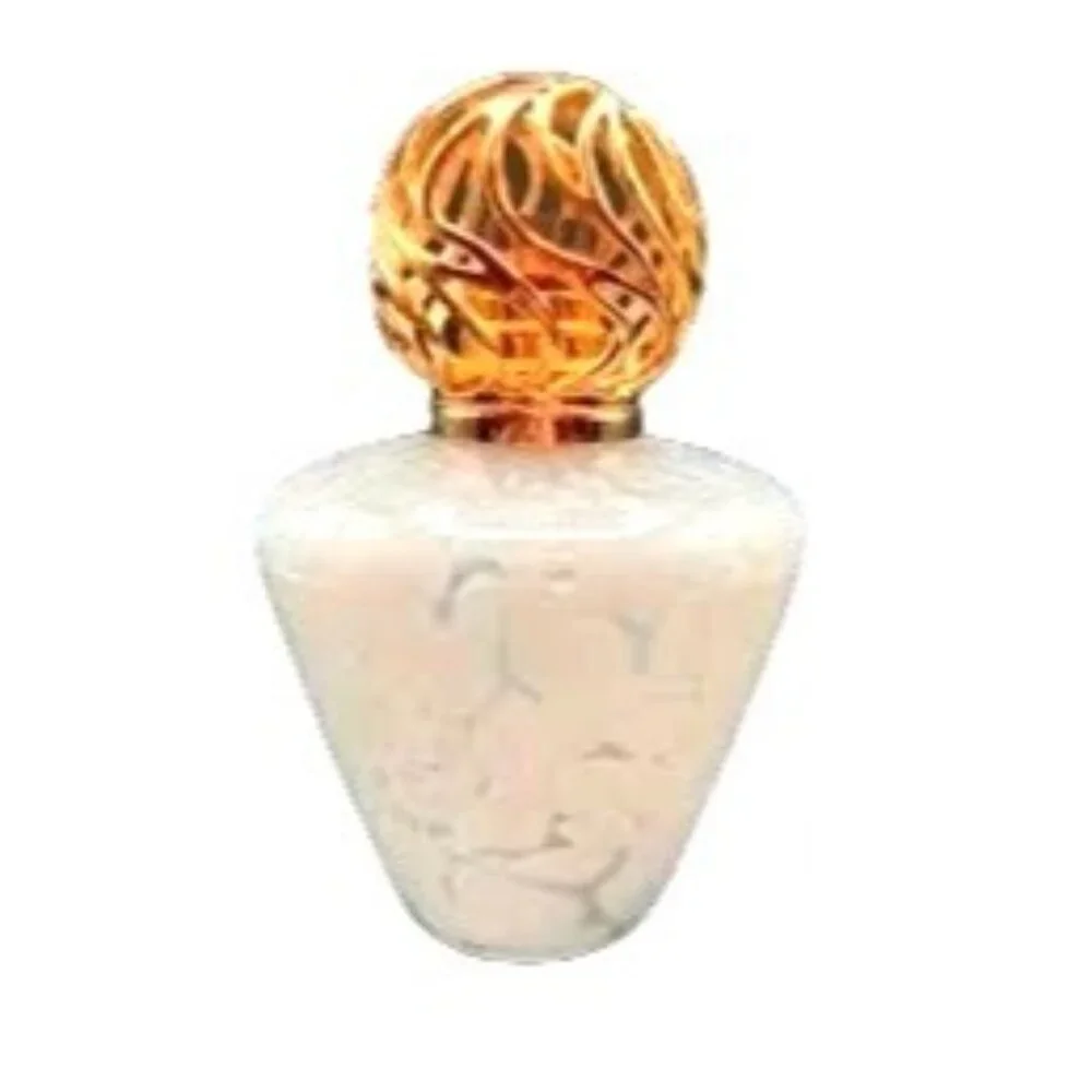 Hand Blown Art Glass White Splatter Essential Oil Diffuser Burner 6 1/2 inches